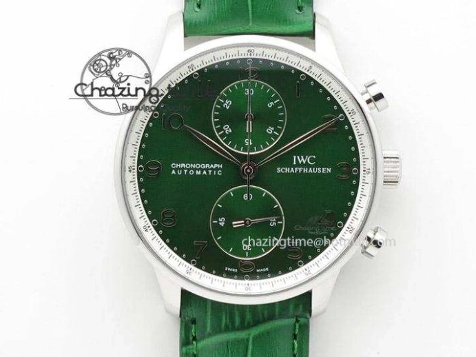 MIROTIME 0120 Portuguese Real PR IW500126 ZF 1:1 Best Edition Grey Red Dial On Black Leather Strap A52010 V Resilient 7333